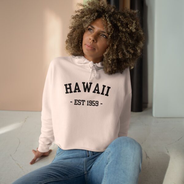 HAWAII - EST CROP TOP HOODIE
