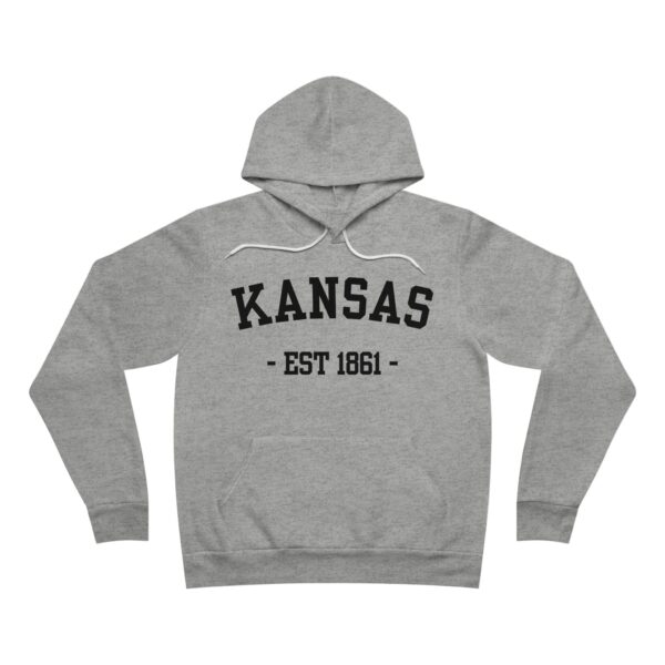 KANSAS - EST BELLA+CANVAS UNISEX FLEECE HOODIE
