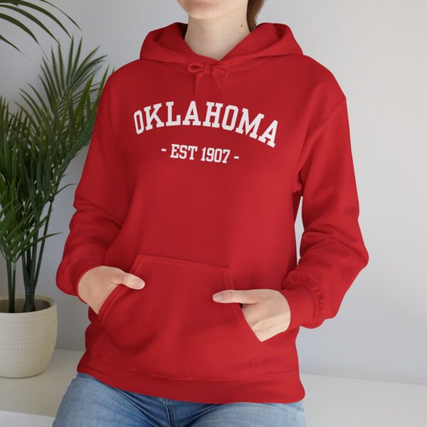 OKLAHOMA - EST. GILDAN UNISEX HEAVY BLEND HOODIE