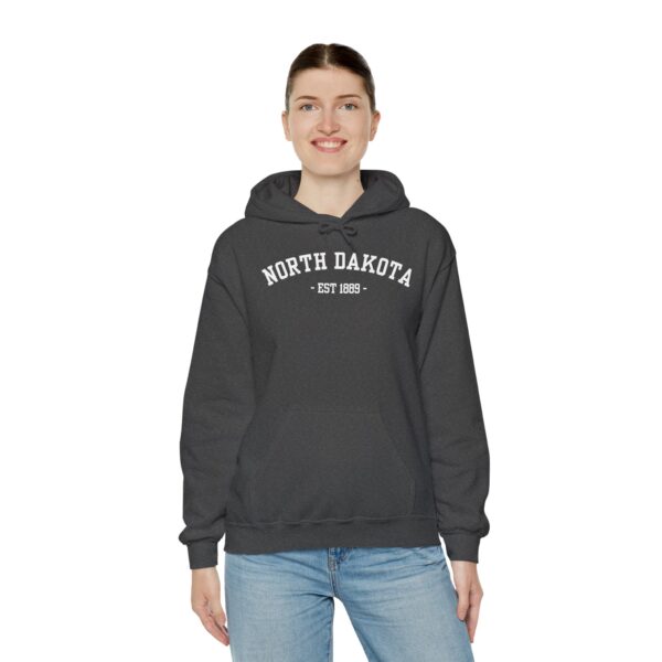 NORTH DAKOTA - EST. GILDAN UNISEX HEAVY BLEND HOODIE
